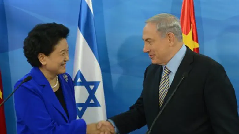 Binyamin Netanyahu, Chinese VP Liu Yandong