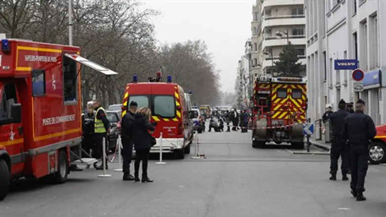 זירת הפיגוע בפריז