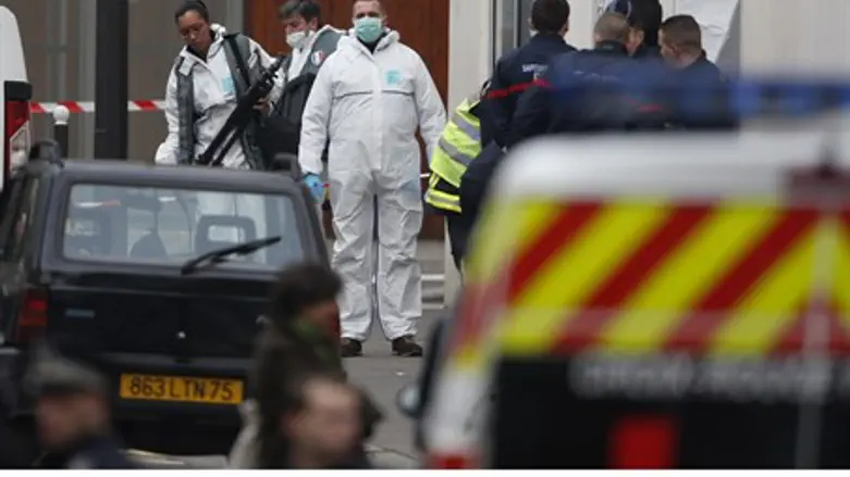 Aftermath of terror attack on Paris offices of Charlie Hebdo