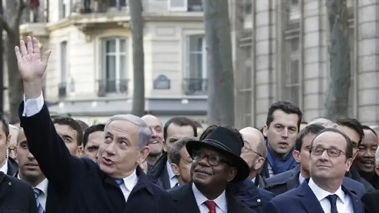 Биньямин Нетаньяху в Париже