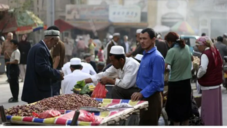 Chinese Uyghur Muslims in Xinjiang