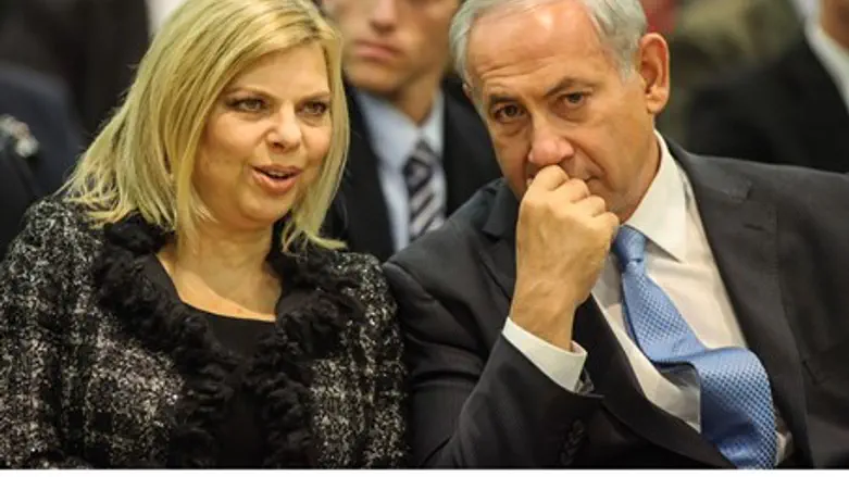 Биньямин Нетаньяху с супругой