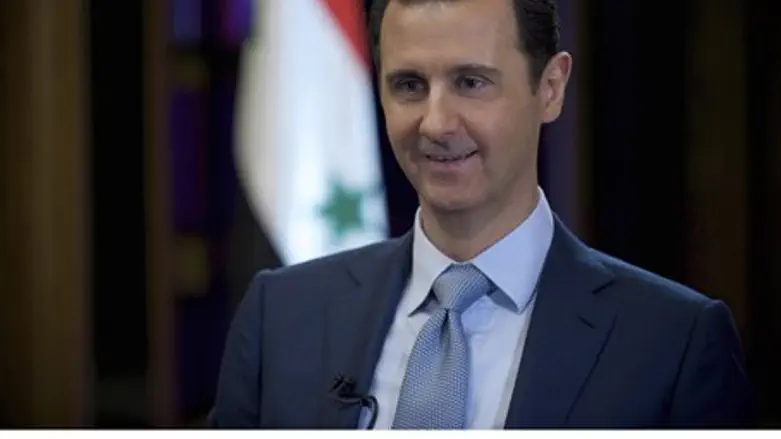Syria's Bashar al-Assad during BBC interview