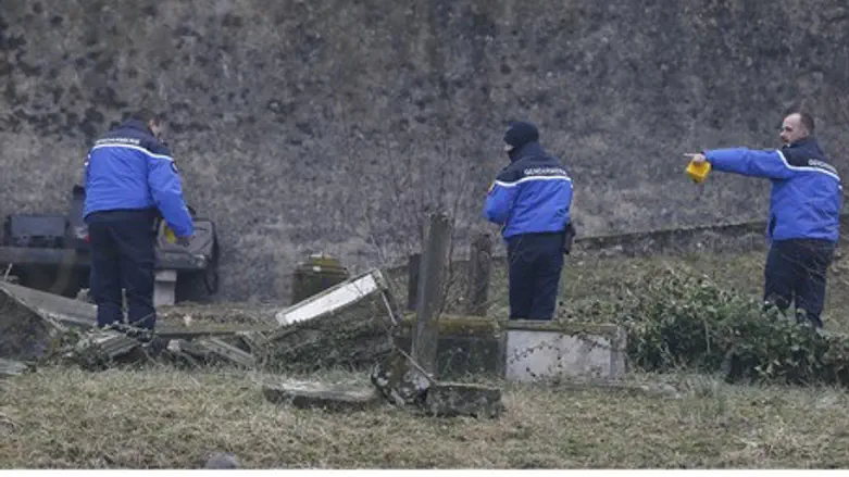 French police inspect hundreds of vandalized graves at Sarre-Union Jewish cemetery