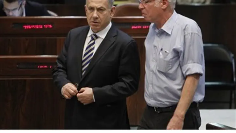 Ури Ариэль и Биньямин Нетаньяху