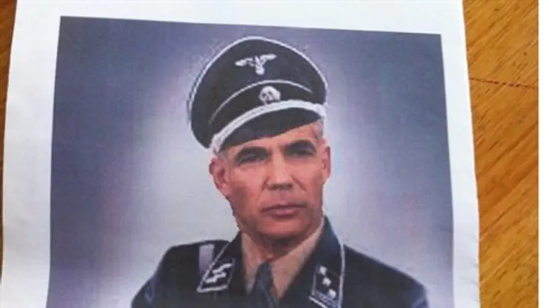 Yair Lapid as a Nazi