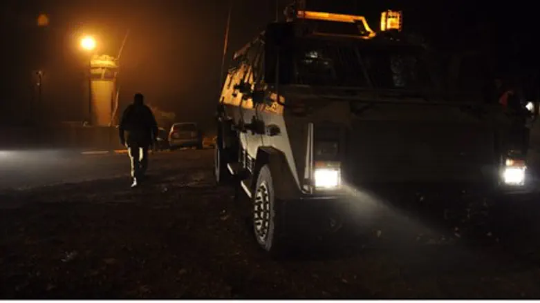 IDF Patrol in Samaria