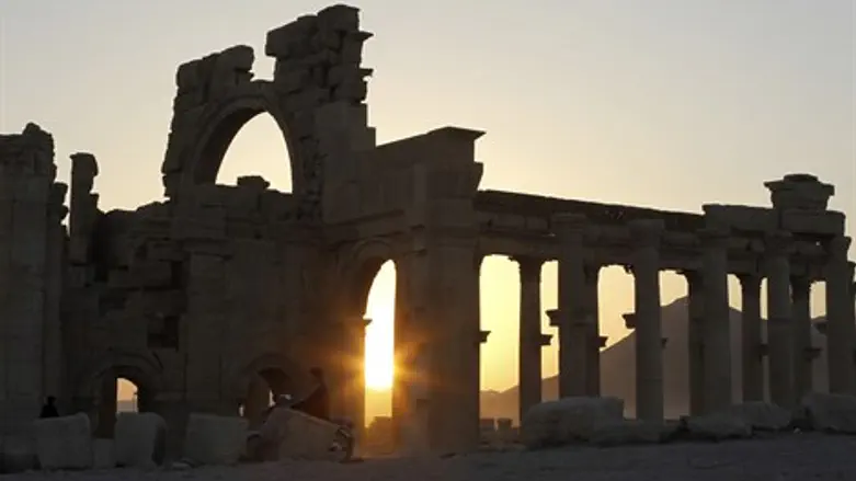 Ancient ruins in Palmyra