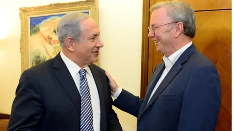 Binyamin Netanyahu, Eric Schmidt