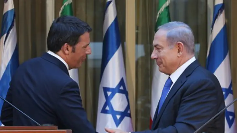 Binyamin Netanyahu, Matteo Renzi