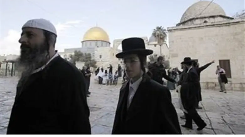 Верующие евреи на Храмовой горе