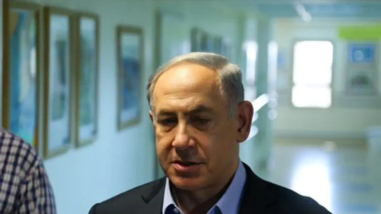 Binyamin Netanyahu at Tel Hashomer Hospital
