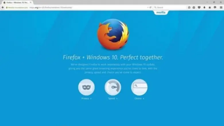 Firefox בגרסה חדשה ומותאמת ל-Windows 10