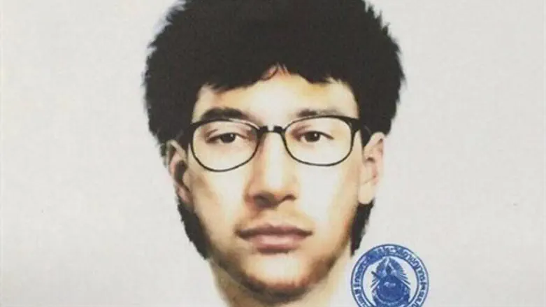 Sketch of Bangkok bombing suspect