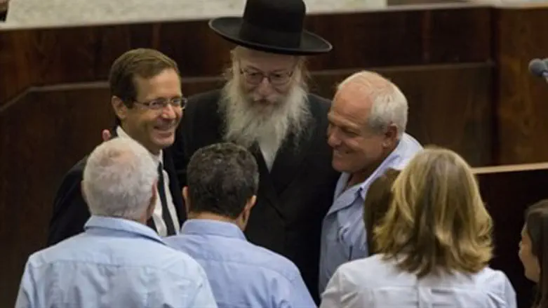 Litzman after swearing in.