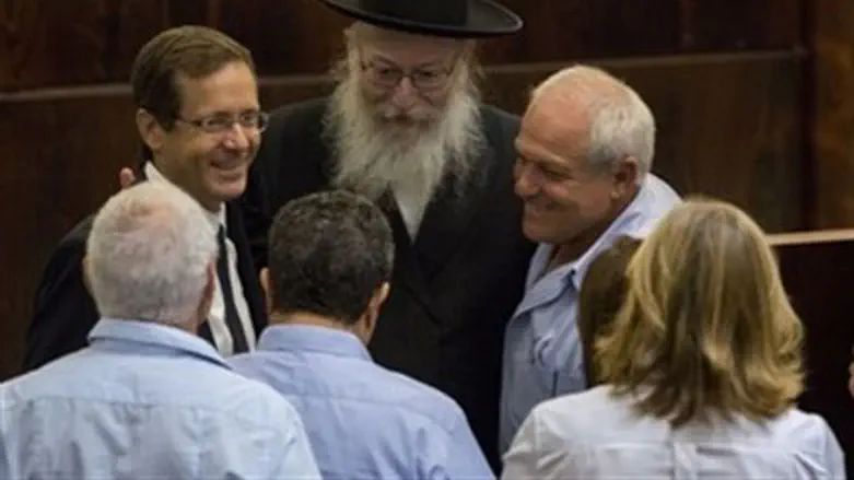 Litzman after swearing in.