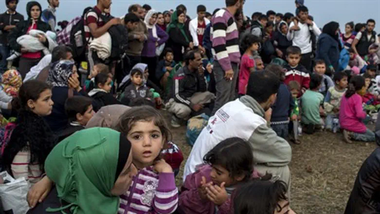 Syrian migrants (illustration)