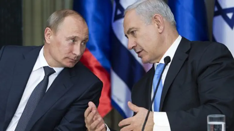 Binyamin Netanyahu, Vladimir Putin