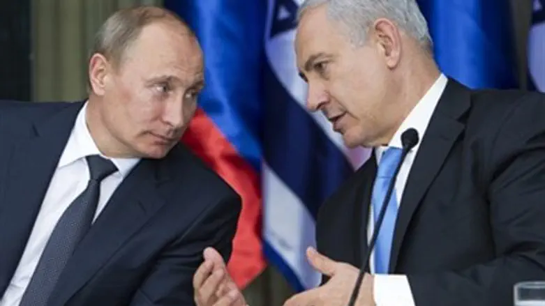Binyamin Netanyahu, Vladimir Putin