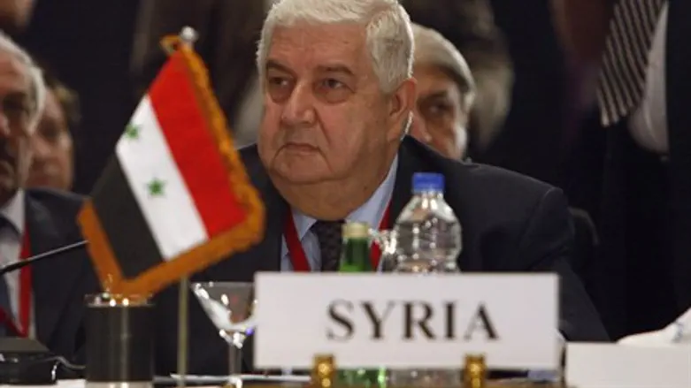 Syria's Foreign Minister Walid Muallem
