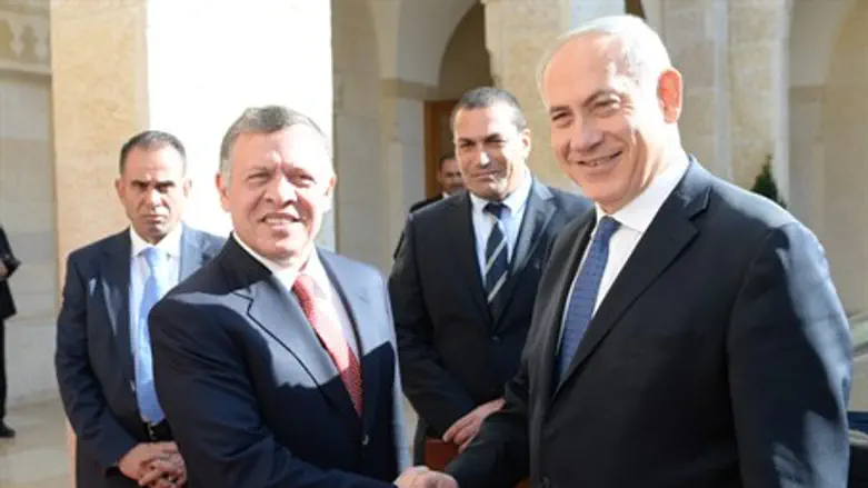 Netanyahu meets Jordan's King Abdullah II in Amman