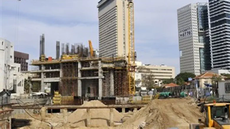 Строительство жилья в Тель-Авиве(Иллюстрация)