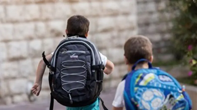 Israeli children get ready to start school