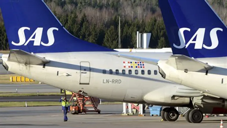 Scandinavian Airlines airplane