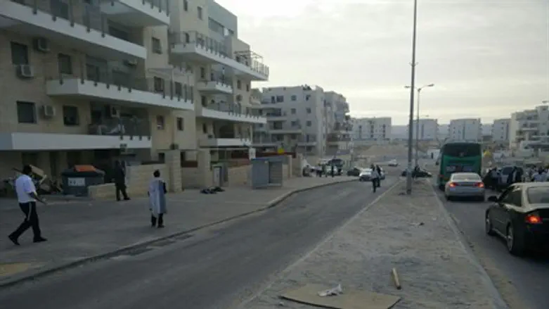 Место теракта в Бейт-Шемеше