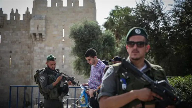 Border police in Jerusalem (file)