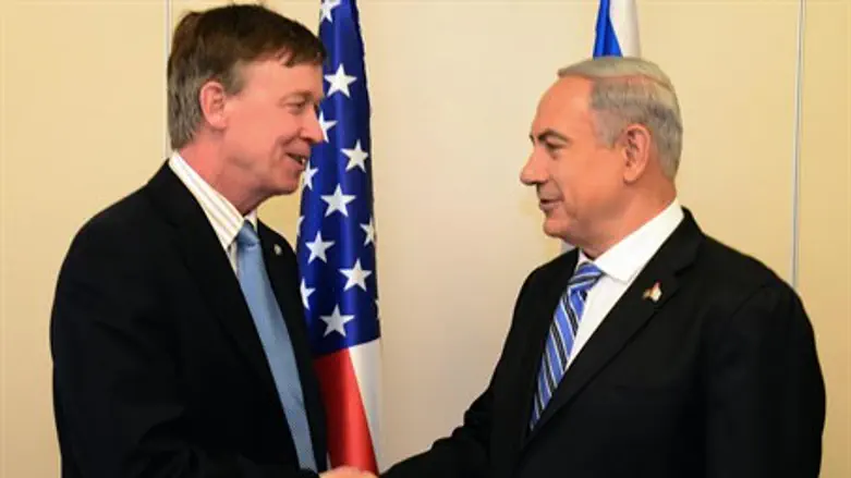 Colorado Gov. John Hickenlooper meets PM Netanyahu in 2013