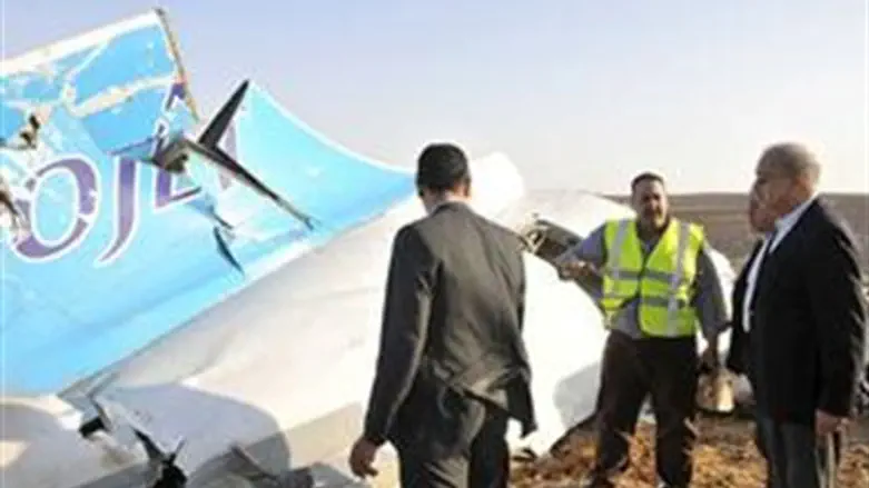 Российский самолет, разбившийся на Синае