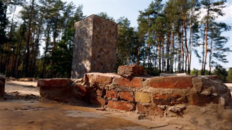 Gas chambers uncovered at Sobibor, 2014