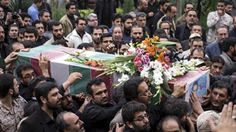 Funeral in Iran of Revolutionary Guards soldier killed in Syria