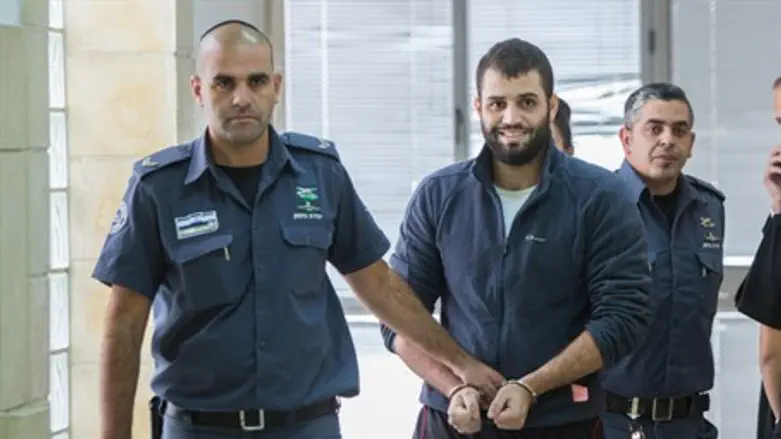 Bilal Abu Ghanem (C/R), bus terrorist