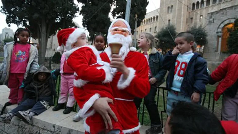 Christmas party at Jerusalem YMCA