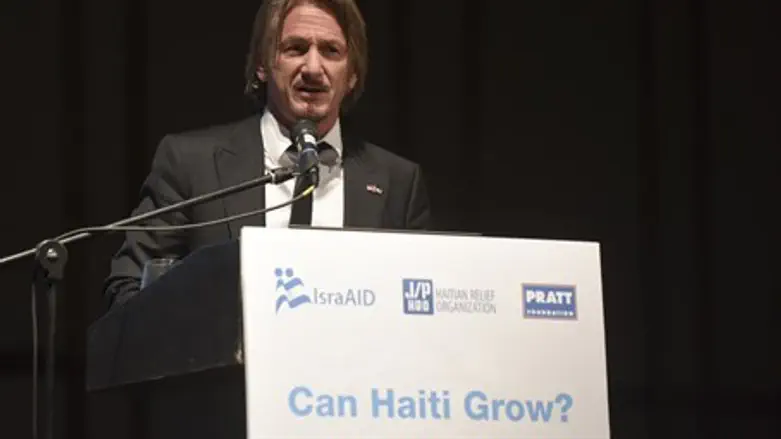 Sean Penn at IsraAid  Conference