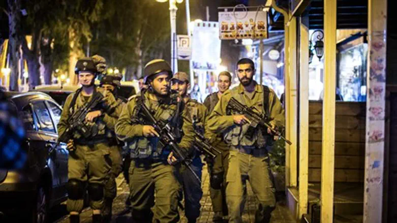 IDF soldiers on patrol