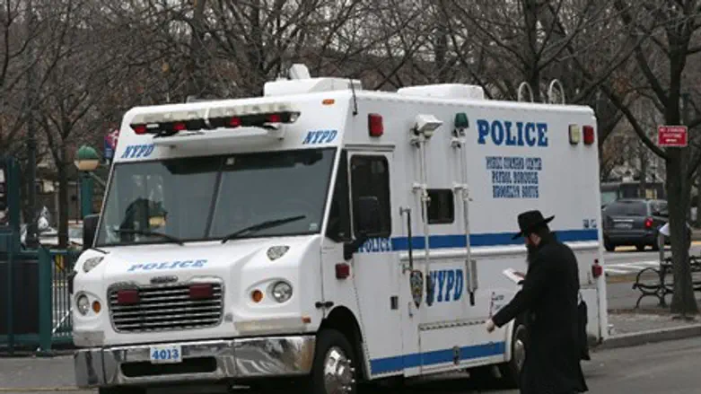 Полицейская машина в Нью-Йорке