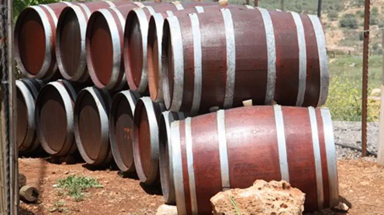 Tura Winery wine barrels
