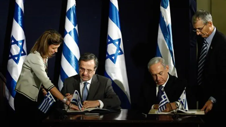 מעוניינים לחזק את הקשר. פגישה בין ראש ממשלת יוון לראש הממשלה נתניהו בירושלים