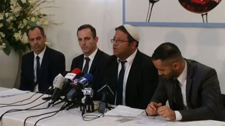 Lawyers at the press conference