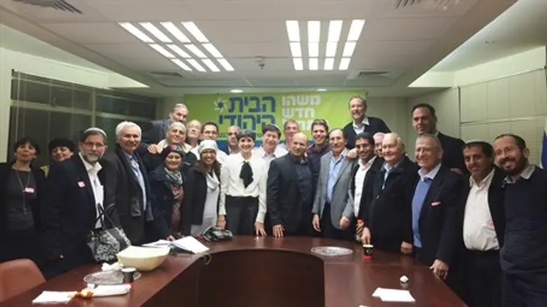 Party branch heads at Knesset