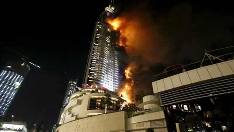 Fire at Dubai's The Address Hotel