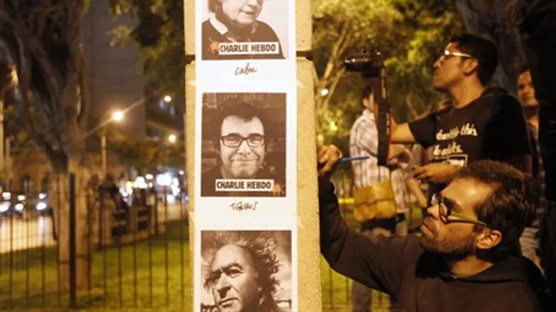 Poster of Charlie Hebdo victims