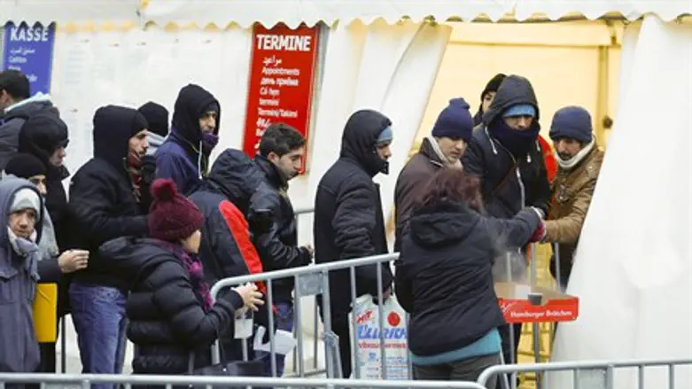 Migrants arrive in Germany (file)