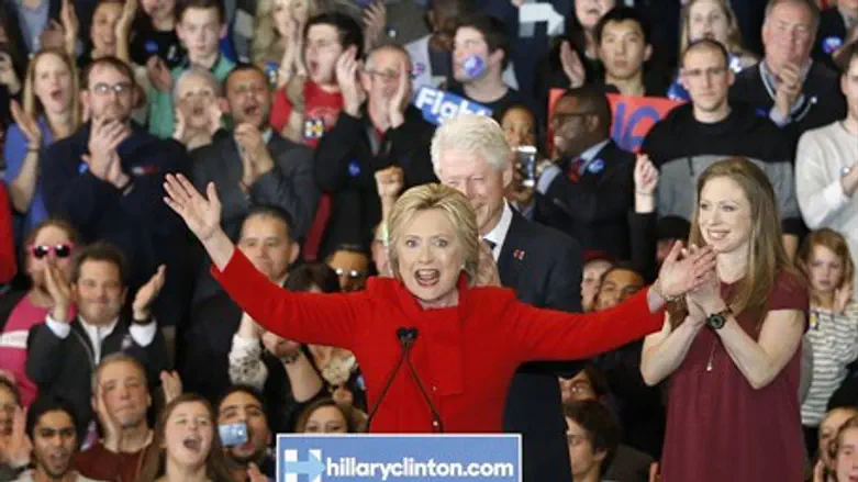 Hilary Clinton at Iowa Caucus