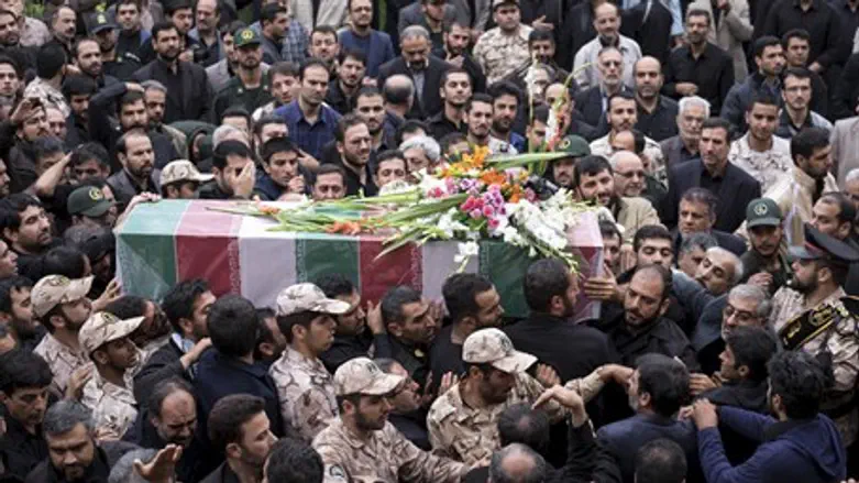 Funeral of Iranian fighter killed in Syria (file)