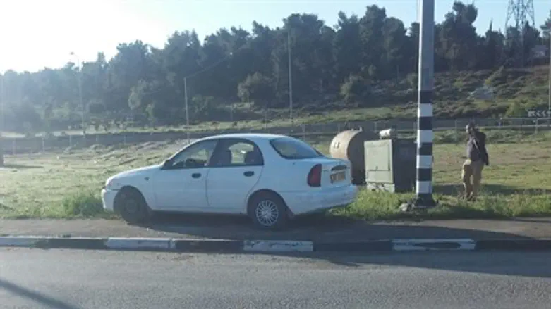 Car used in Gush Etzion Junction attack