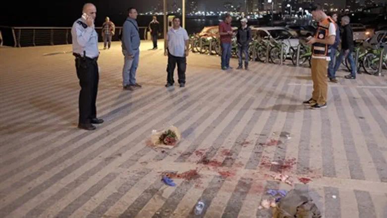 Scene of Jaffa port stabbing spree